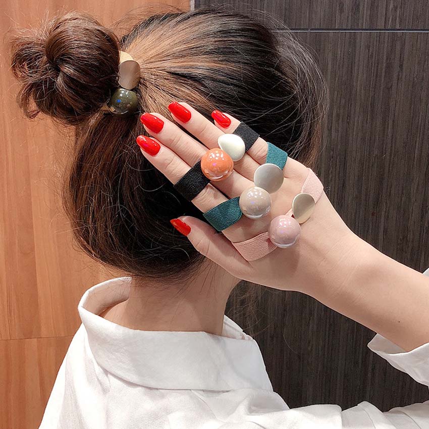 Dây buộc tóc nữ thắt nút Galaxy NASI dễ thương phong cách hàn quốc thun cột tóc nữ co giãn tốt phụ kiện tóc