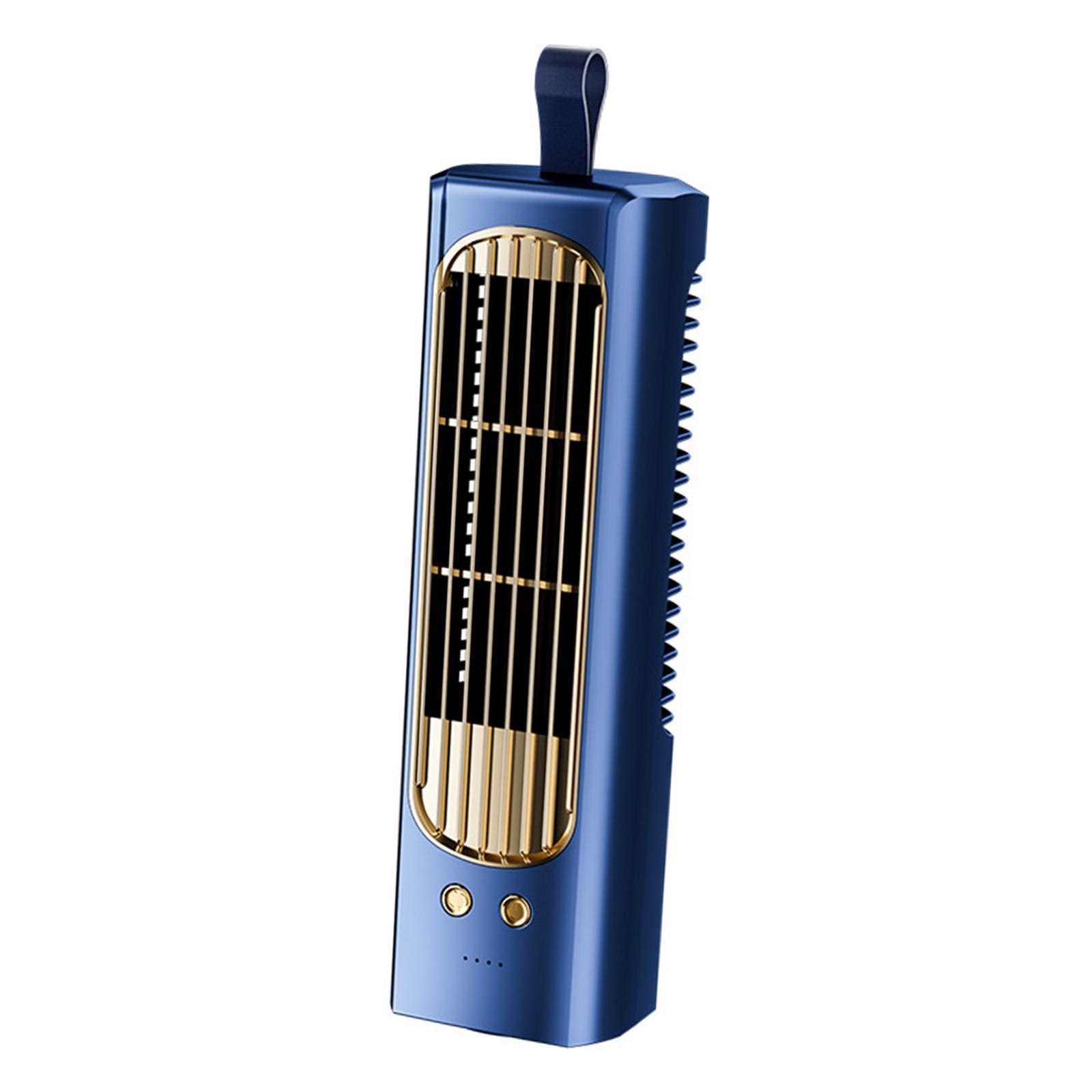 Desk Fan Personal Fan Portable Fan USB Rechargeable 3 Speeds Air Cooling Fan Bladeless Table Fan for Home Office Desktop