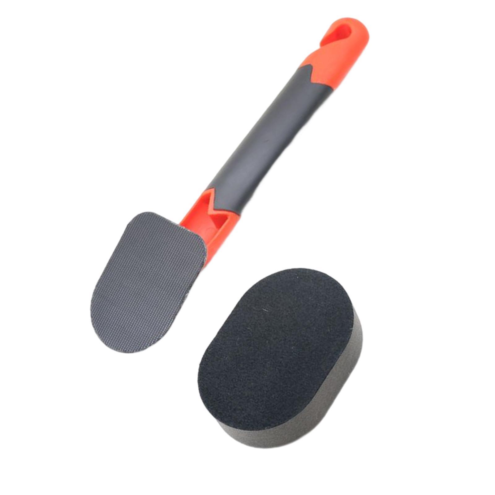 Car Applicator Cleaning Tools Non Slip Handle Washable Reusable
