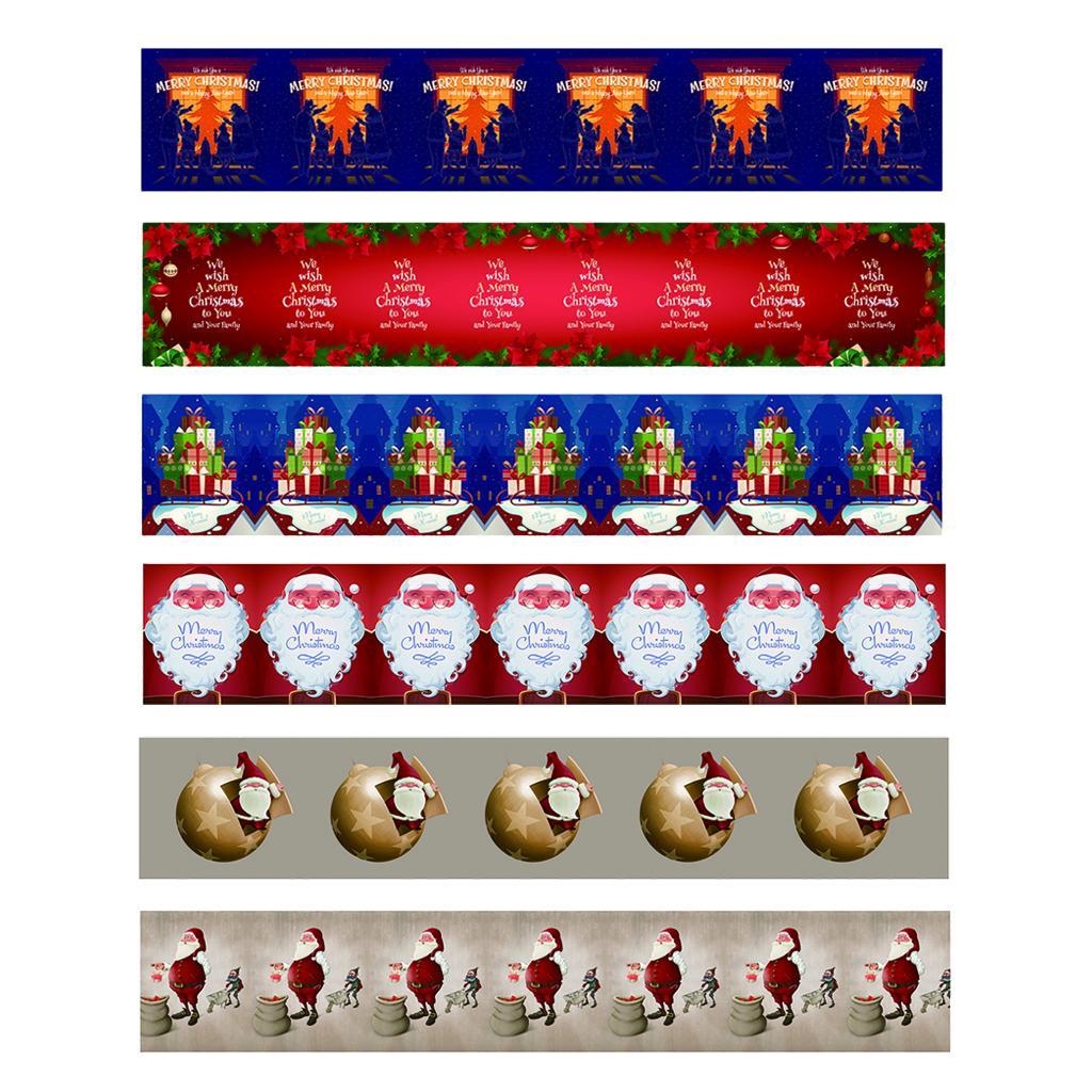 Christmas Pattern Cotton And Linen Table Bed Runner Double Sided Tapestry