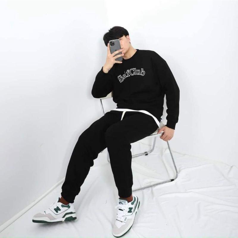 Áo nỉ nam sweater thu đông, áo nam dài tay phong cách