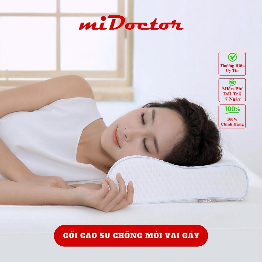 Gối Cao Su Non Chống Đau Cột Sống Dành Cho Người Hay Ngủ Ngáy miDoctor Kích Thước 50 x 30 x 10cm