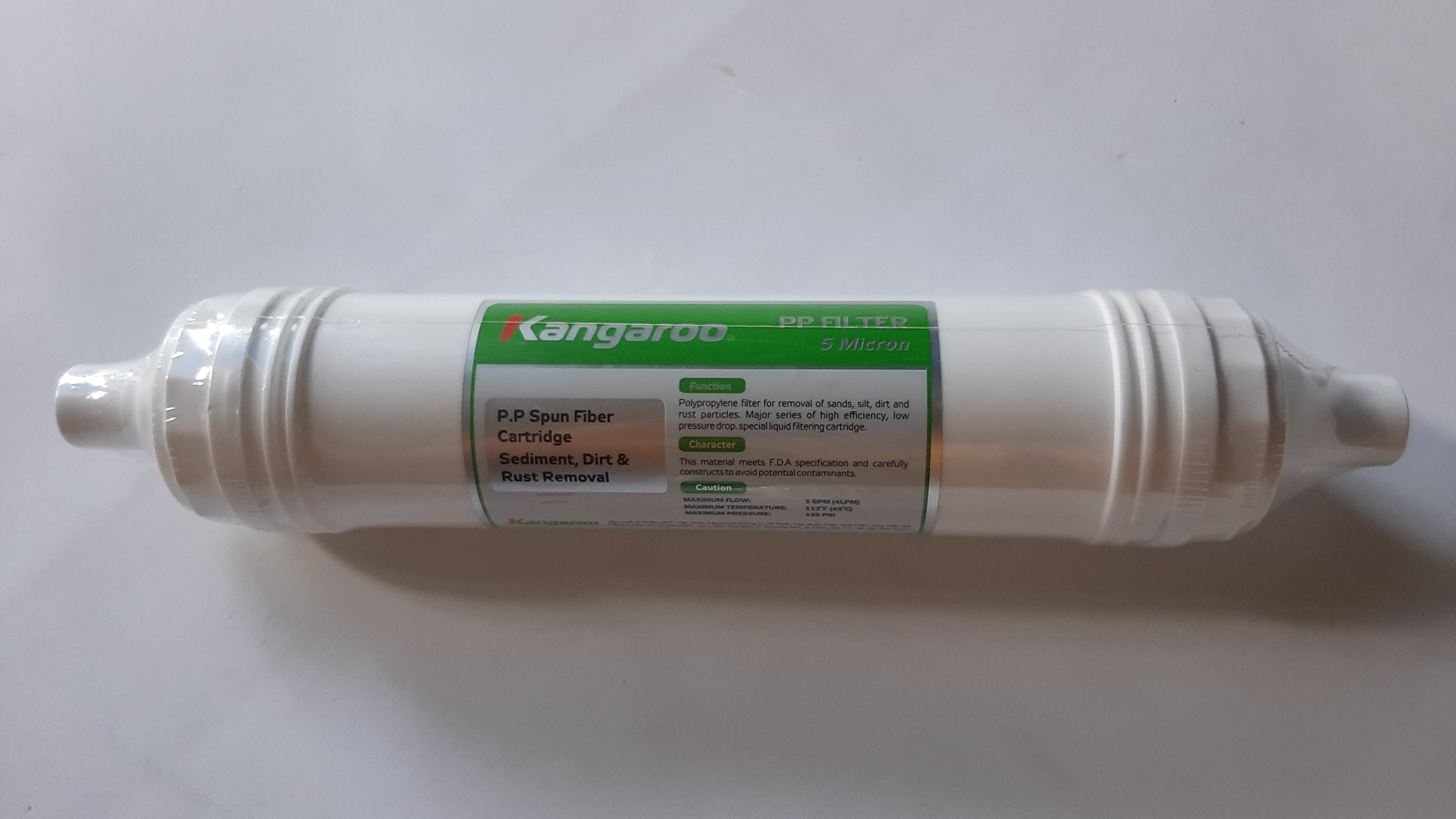 Lõi PP 5 Micron số 1 Kangaroo - Lõi đúc  Dùng cho máy KG100HK KG10A5 KG61A3