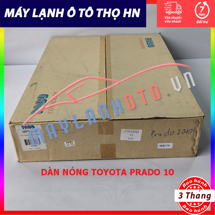 Dàn (giàn) nóng Toyota Prado 2010 Hàng xịn Thái Lan (hàng chính hãng nhập khẩu trực tiếp)