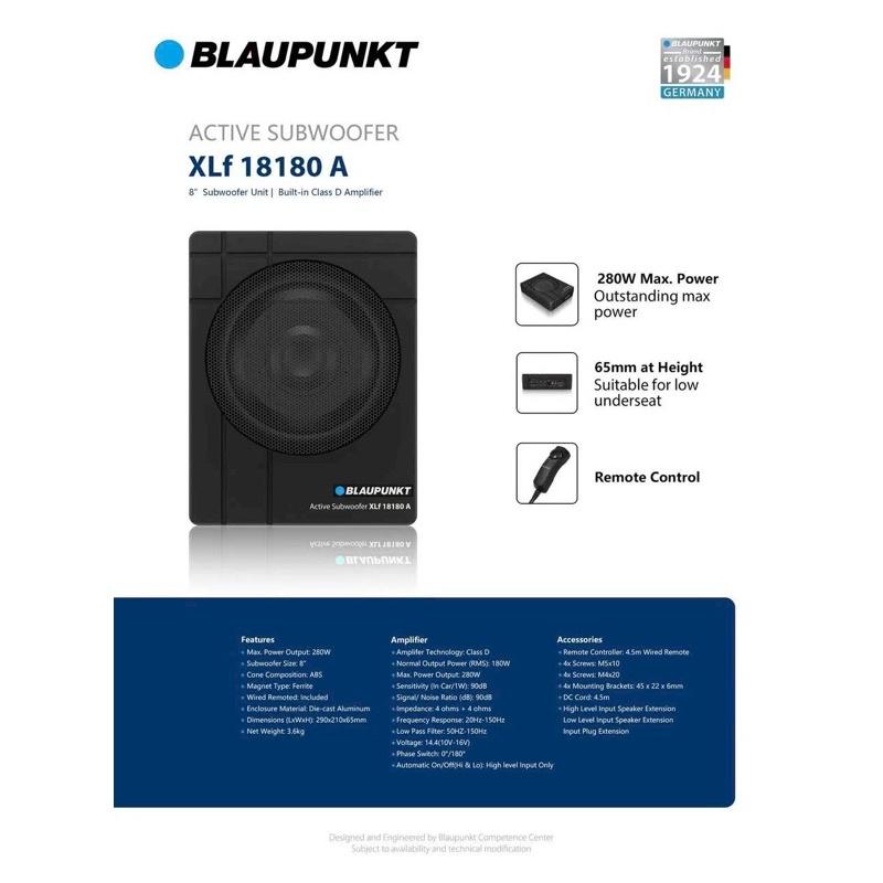 Loa Sub Gầm Ghế Blaupunkt XLF 18180A phiên bản mới nhất 2023 bản nâng cấp BASS Căng đét