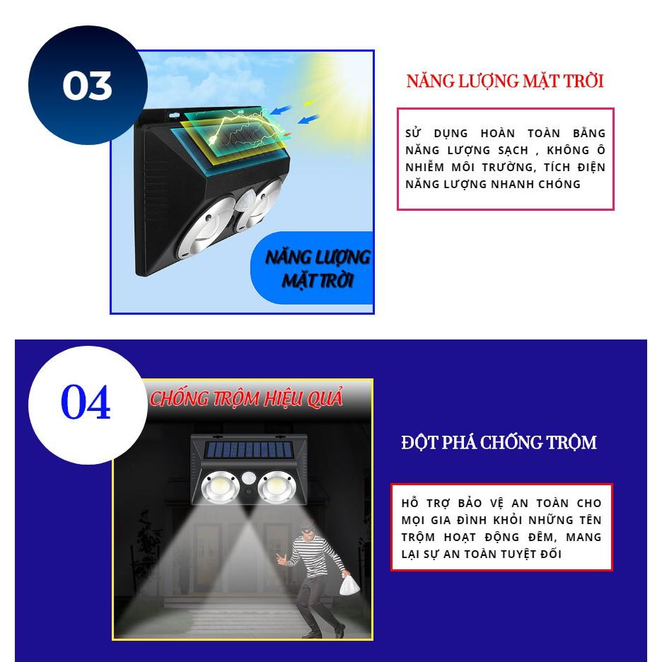 ĐÈN CẢM BIẾN THÔNG MINH TWO LIGHT SỬ DỤNG NĂNG LƯỢNG MẶT TRỜI