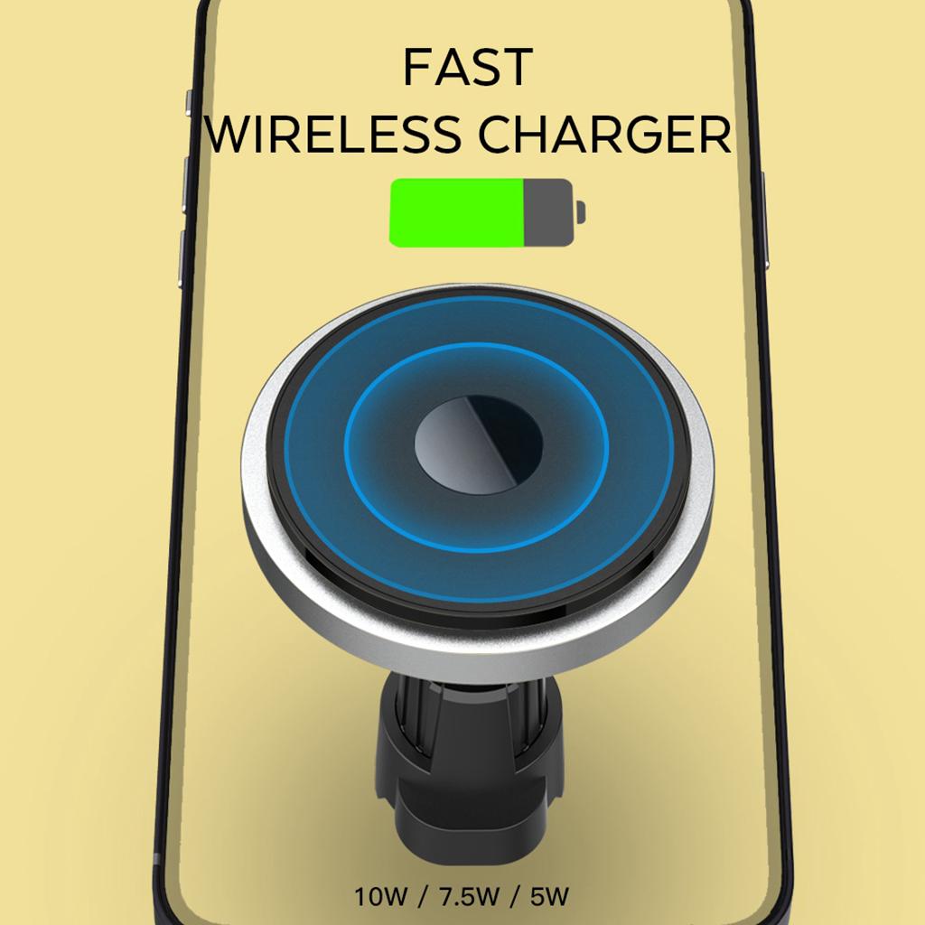 2 in 1 Wireless in Car Holder Phone Charger for Air Vent Mount