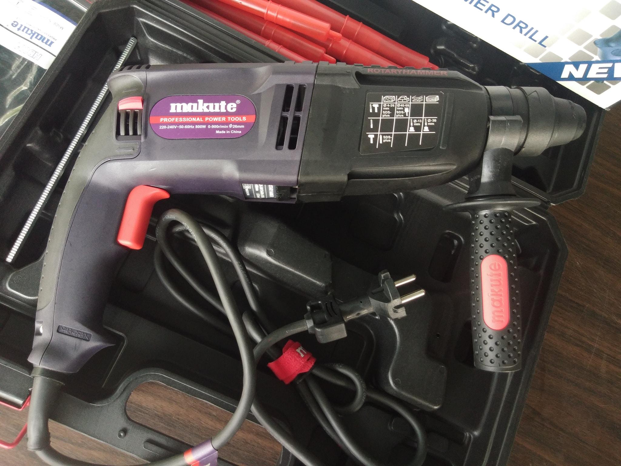 MÁY KHOAN CHUYÊN DỤNG 800W 26MM MAKUTE HD001- HÀNG CHÍNH HÃNG