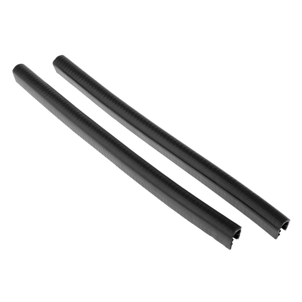 2Pcs Skateboard Longboard Nose Guard Tail Guard Edge Protection Rubber Strip