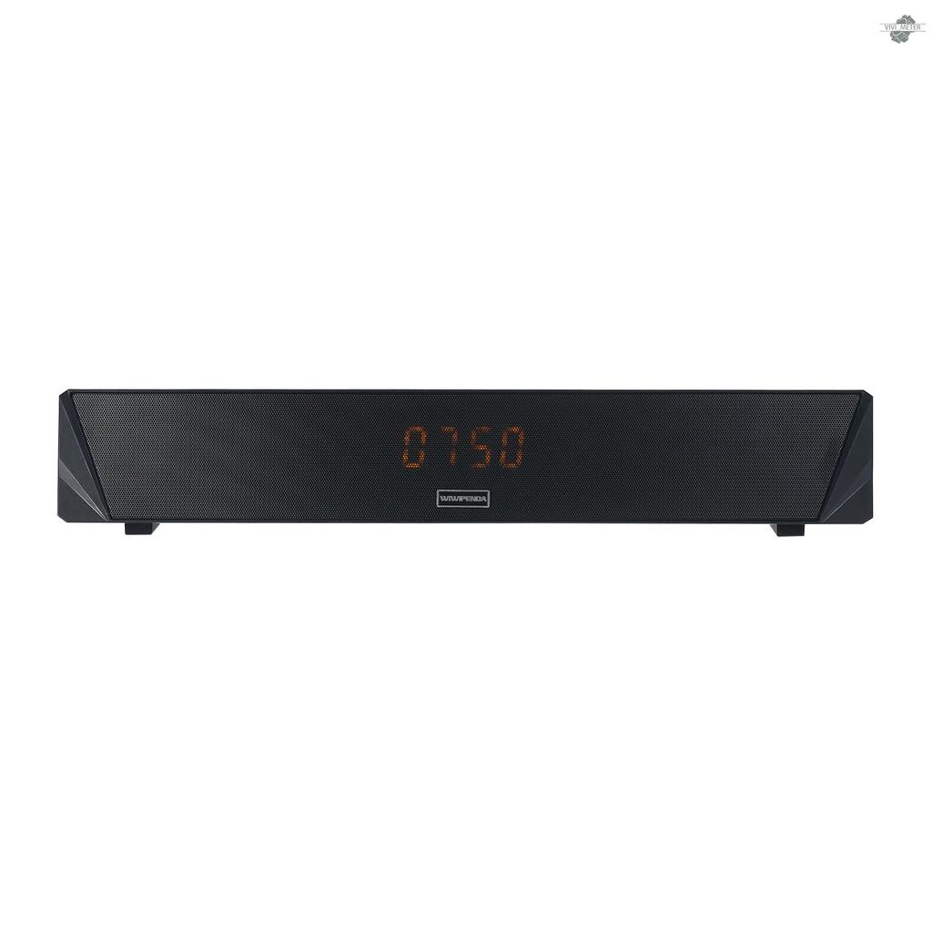 Loa Bluetooth 5.0 Wiwipenda L7 Có Đồng Hồ Báo Thức Hiển Thị Thời Gian 10w Có Đèn Rgb Cổng Usb Tf Cho Tv Pc Điện Thoại Thông Minh