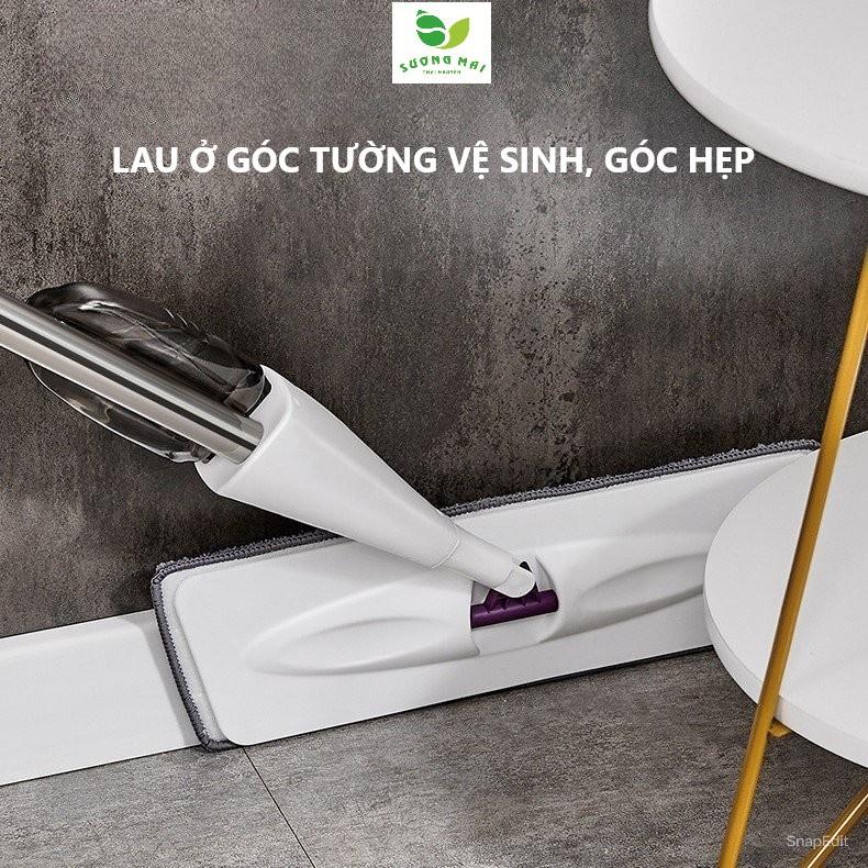 Cây Lau Nhà Phun Nước Xoay 360 Độ