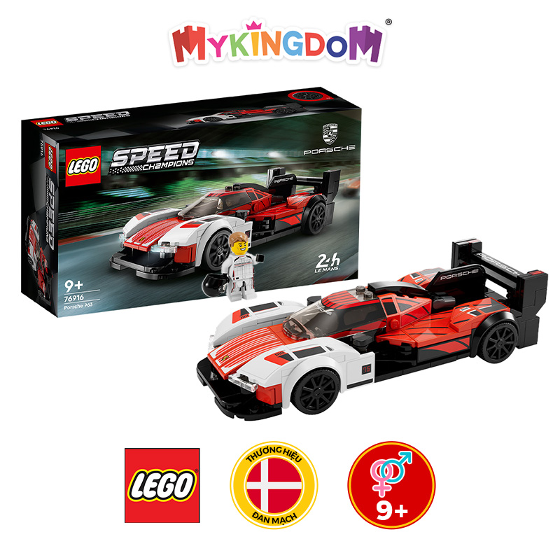 Đồ Chơi Lắp Ráp LEGO Siêu Xe Porsche 963 76916