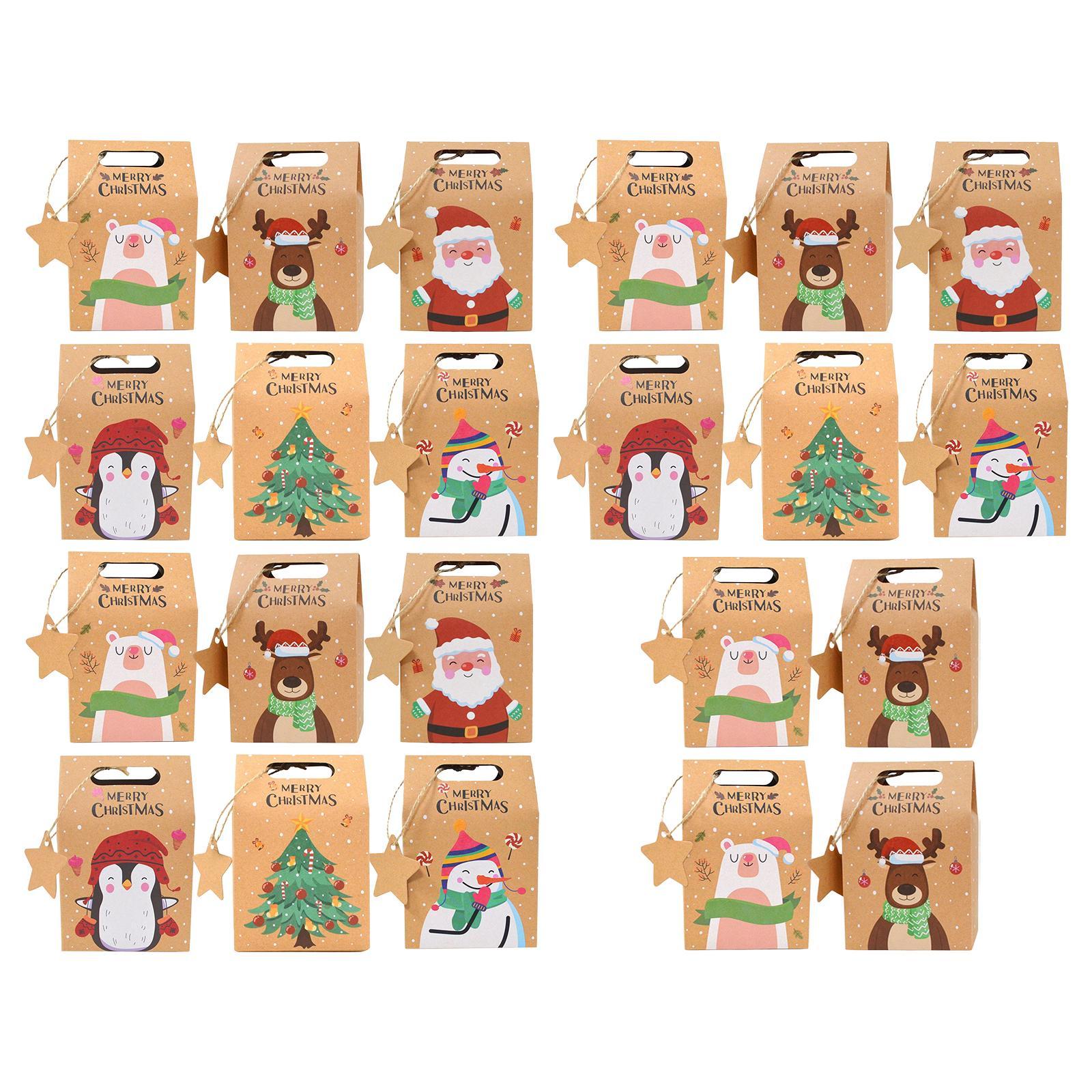 24x Christmas Treat Bags Party Favor Bag for Birthday Xmas Party Anniversary