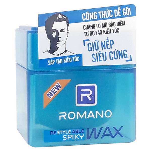 Sáp Tạo Kiểu Tóc Siêu Cứng Bóng Mượt Romano Spiky