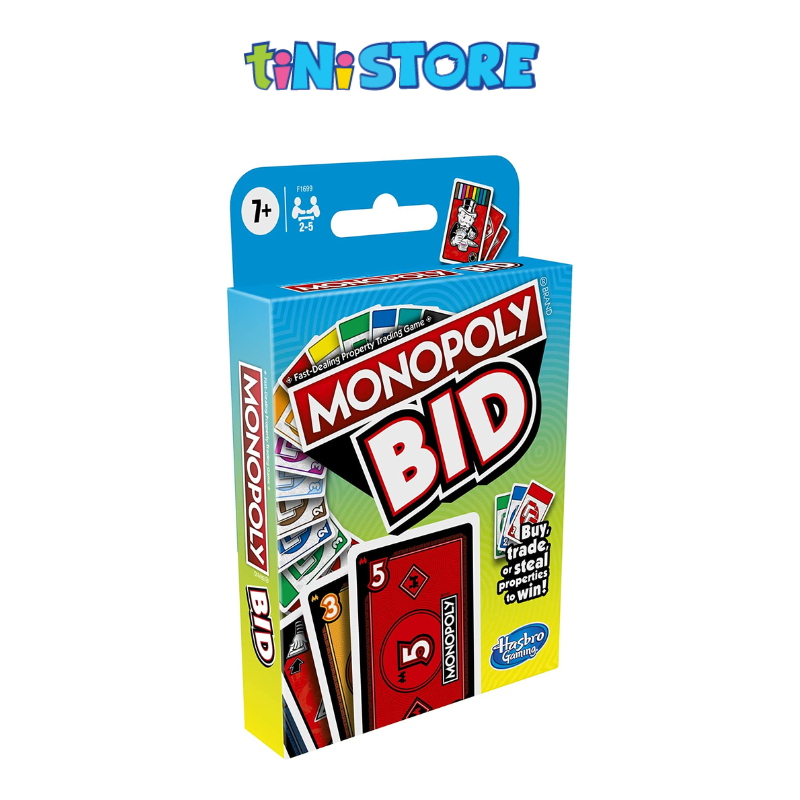 Bộ đồ chơi thẻ bài Monopoly Bid