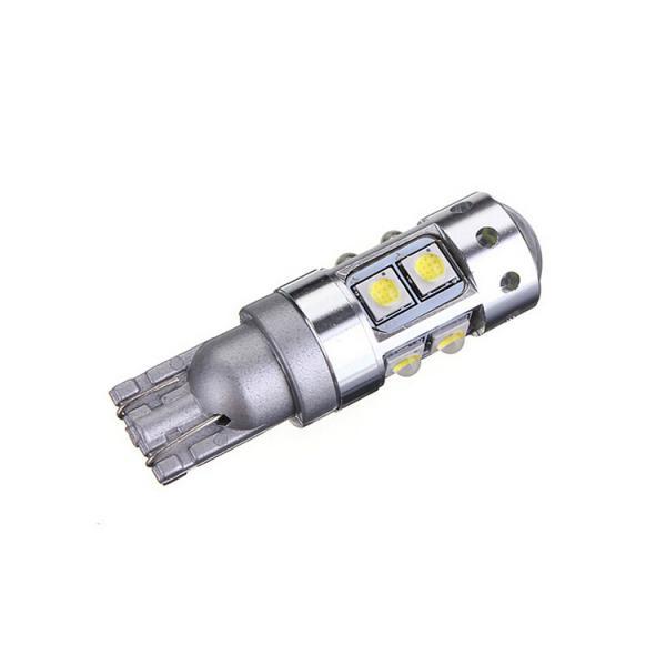 Pack of 2 50W T10 W5W 501 194 CREE High Power Led Car White Light Reverse Tail Bulb
