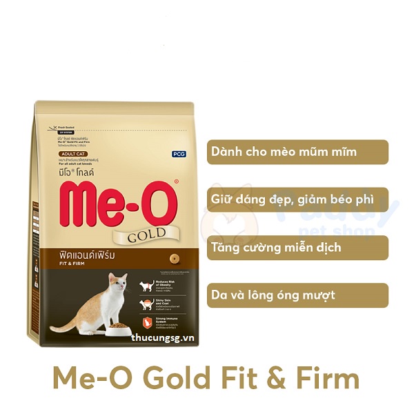 Thức Ăn Mèo Cao Cấp Me-O Gold Fit 1.2kg