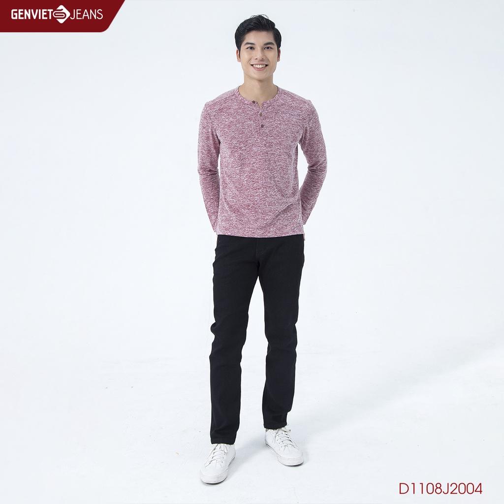 Quần Dài Jeans Nam Col Đứng GENVIET D1108J2004