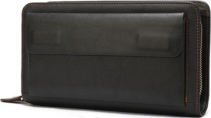 Clutch cầm tay cao cấp Marrant BHM9069B Màu Nâu mới. Da bò thật. Hàng chính hãng.