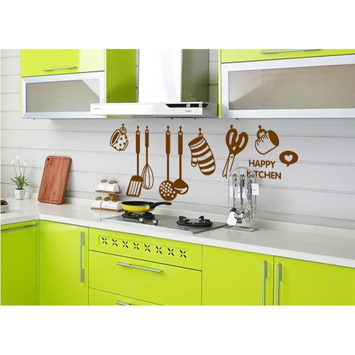 Decal trang trí tường hình Dụng Cụ Làm Bếp