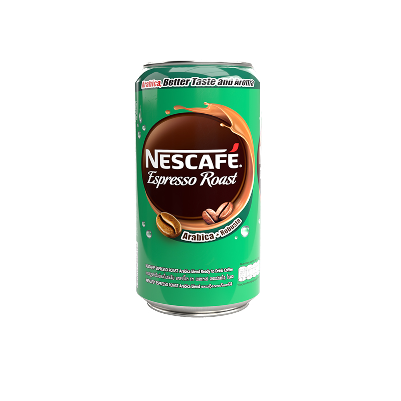 [Tặng Mũ Bucket Sành Điệu] Combo 15 Lon Cà phê uống liền NESCAFÉ Espresso Roast (lon 180ml)