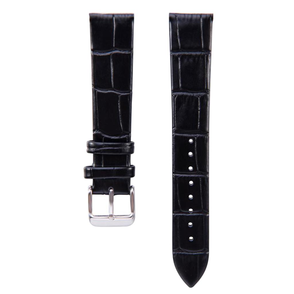 18mm Leather Replacement Watch Band Strap for Huawei B5 Smart Sport Bracelet Watch