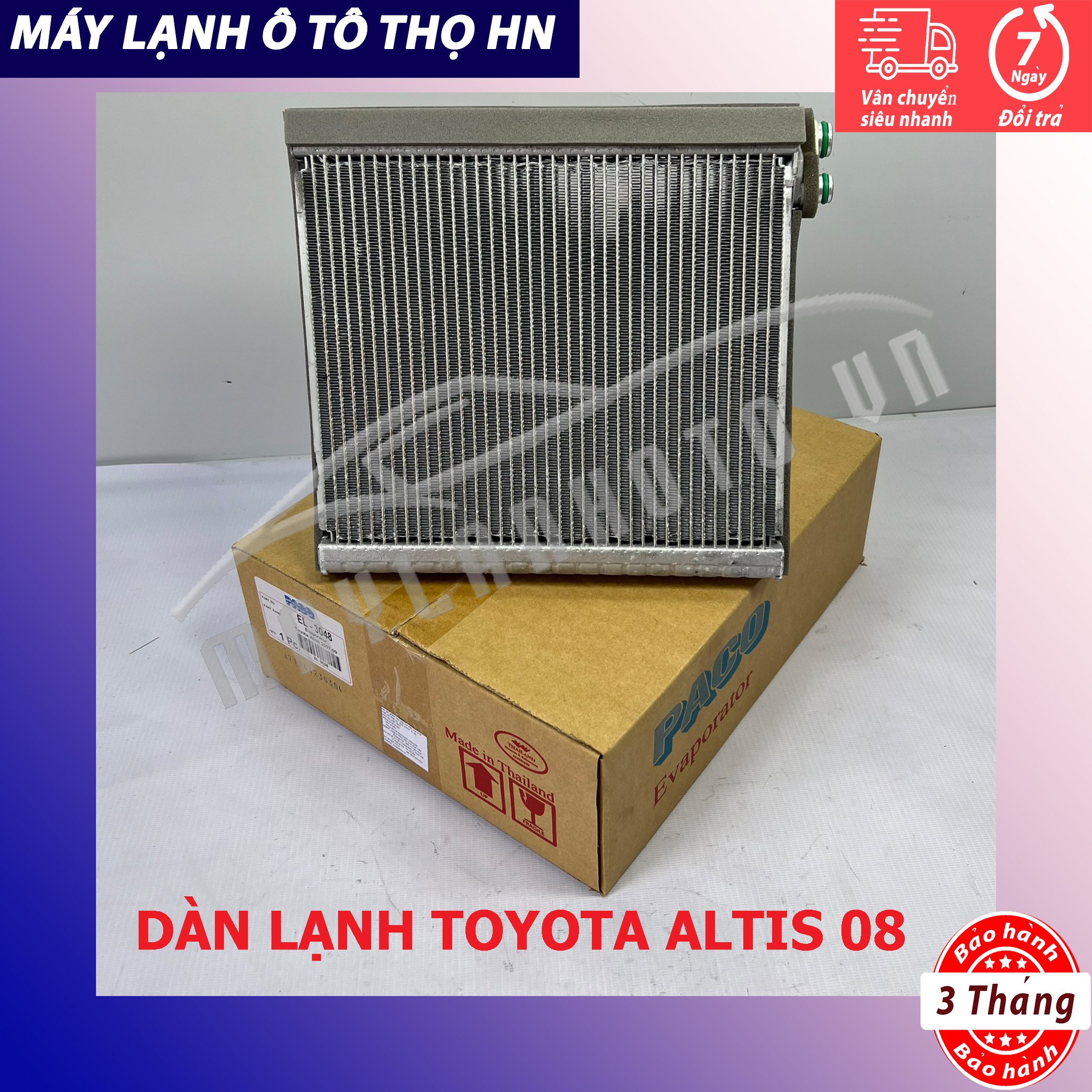 Dàn (giàn) lạnh Toyota Altis 2008 2009 2010 2011 2012 2012 Hàng xịn Thái Lan 08 09 10 11 12