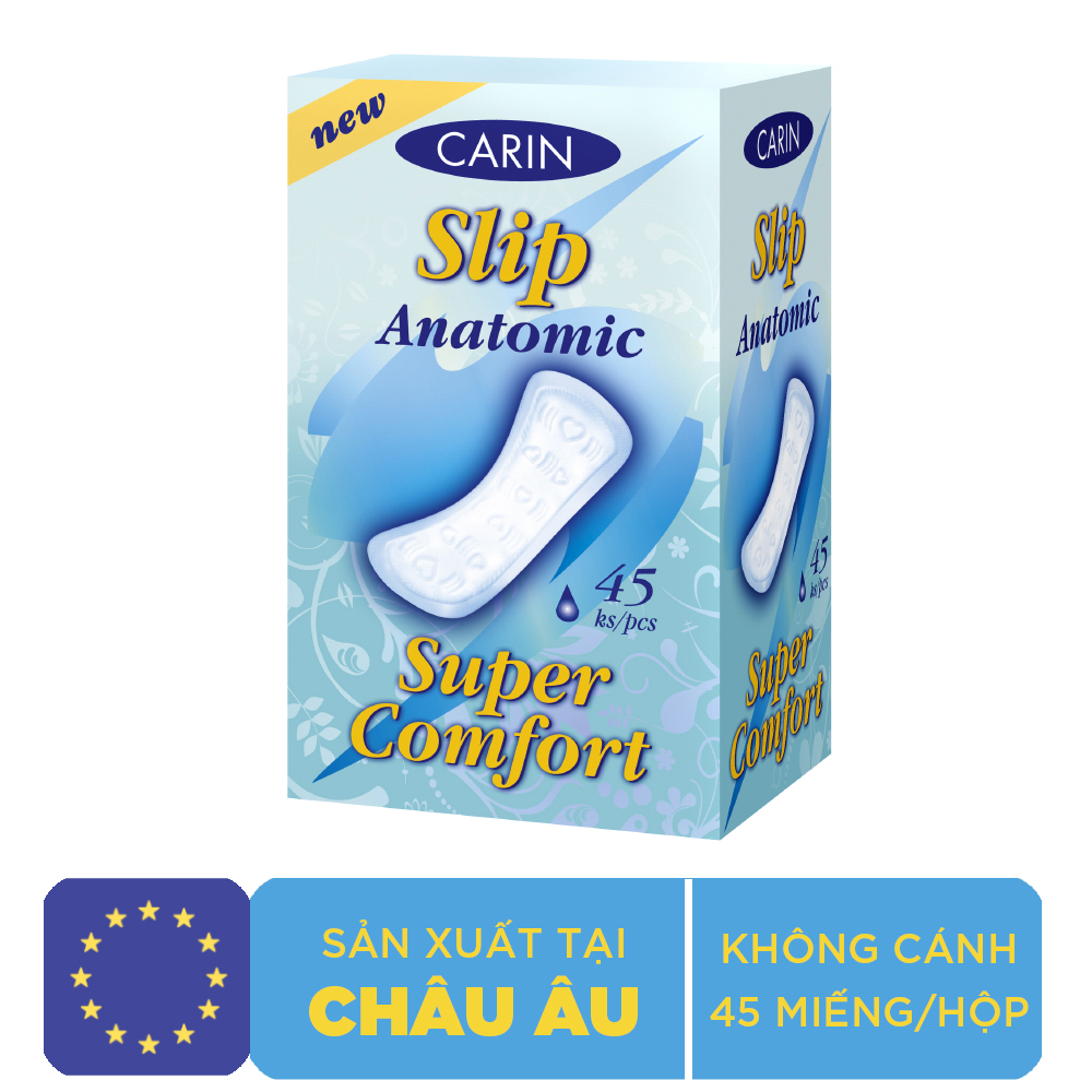 Combo Carin tampon normal + BVS hàng ngày Carin Slip Anomic Super Comfort 45