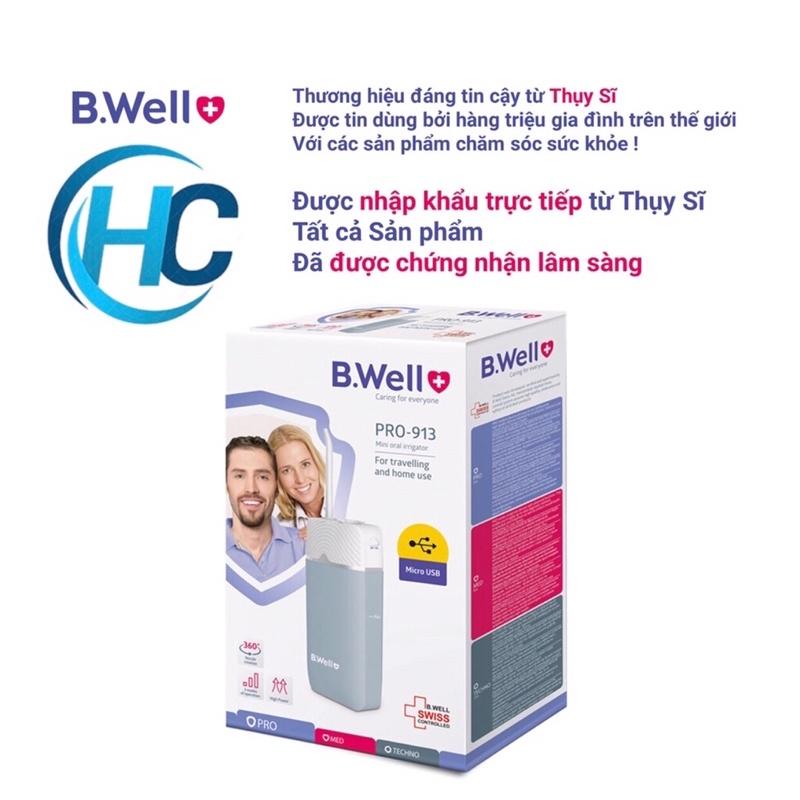 Máy tăm nước du lịch B.WELL PRO-913 ( Thuỵ Sĩ)