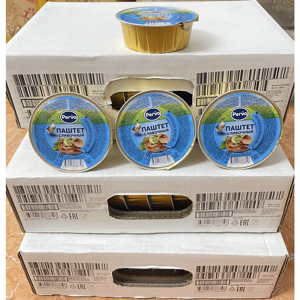 Pate gan ngỗng Perva Của Nga 95g