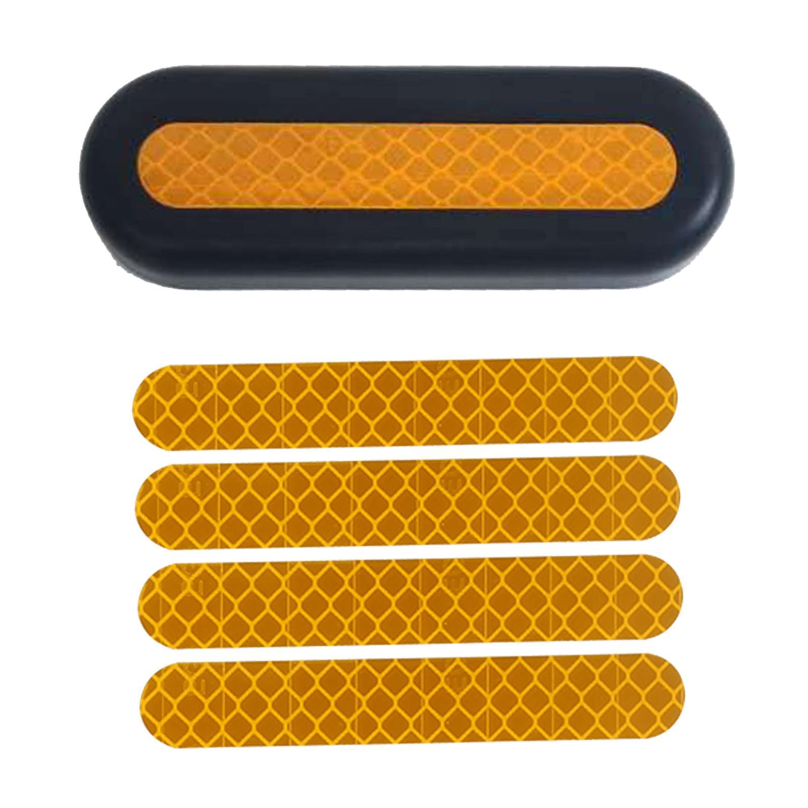 Reflective Sticker Set for Max G30 Electric Scooter Front Rear Wheel Cover Sticker Replacement