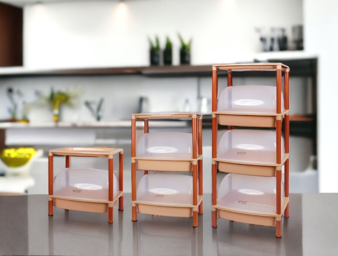 KỆ ĐỰNG CHÉN BÁT ĐĨA  1 / 2 / ,3 TẦNG CÓ NẮP ĐẬY - KỆ LỒNG CÓ NẮP ĐẬY KÍN CHỐNG BỤI VÀ CÔN TRÙNG TIỆN LỢI
