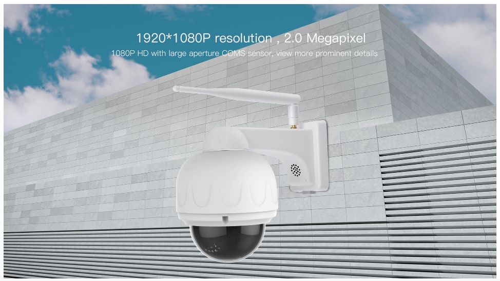 Camera IP Wifi VStarcam C32s 2.0 - Full HD 1080p không dây ngoài trời , Zoom 4X , Ghi âm thanh  - Hàng chính hãng