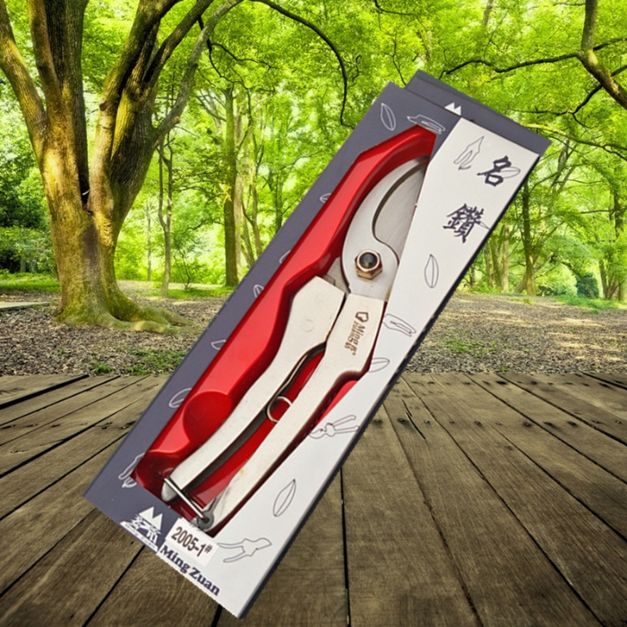 Kéo cắt cành cộng lực cao cấp nhập khẩu từ JAPAN -kéo SK5 bằng thép đúc nguyên khối tay bọc gỗ xịn sò