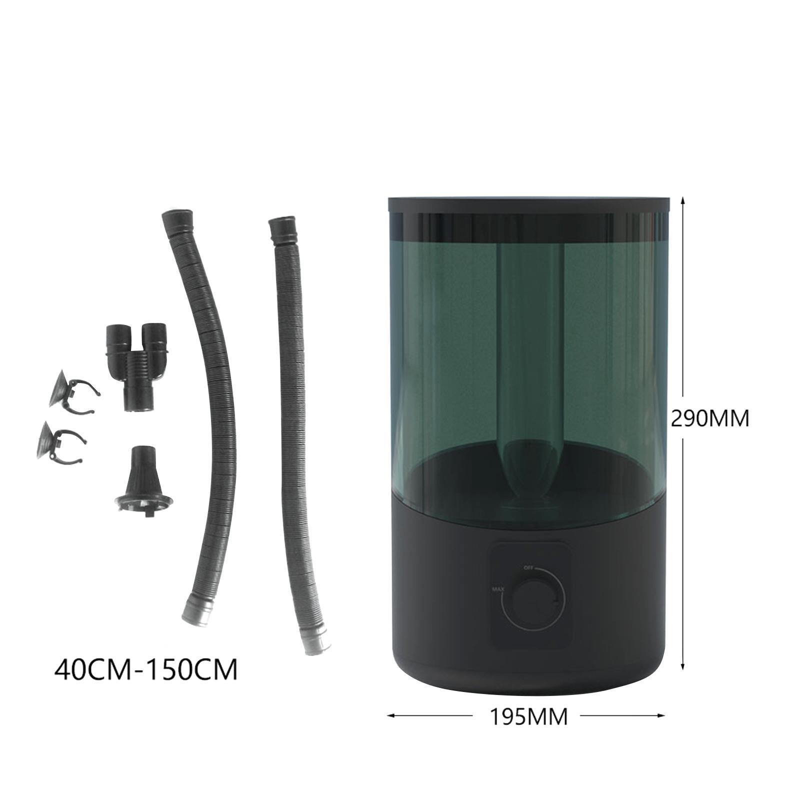 Reptile Terrarium Humidifier with Hose Adjustable Large Capacity Vivarium Mute Sprayer Water Tank for Amphibians Chameleon Pet Supplies