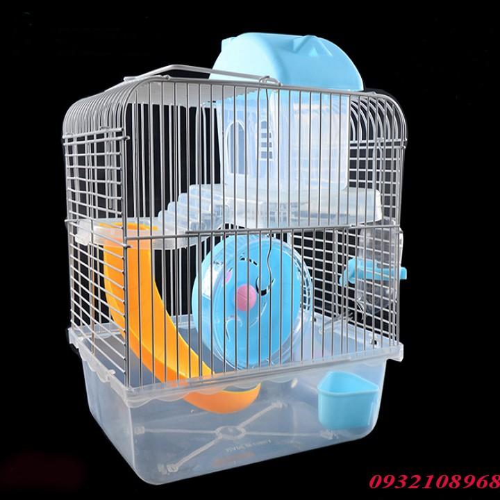 Lồng nuôi hamster hoàng tử 2 tầng nhiều màu sắc cho bạn tha hồ lựa chọn