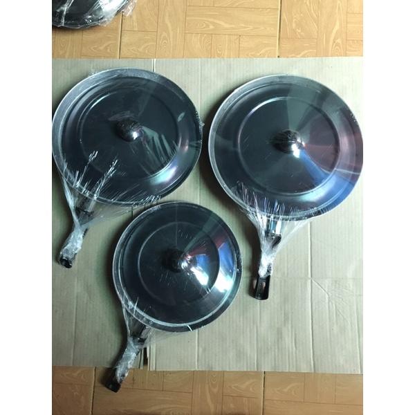 Khuôn bánh khọt gang phủ chống dính có nấp có cán cầm nhựa cách nhiệt 8 10 12 lổ hãng Huỳnh Anh