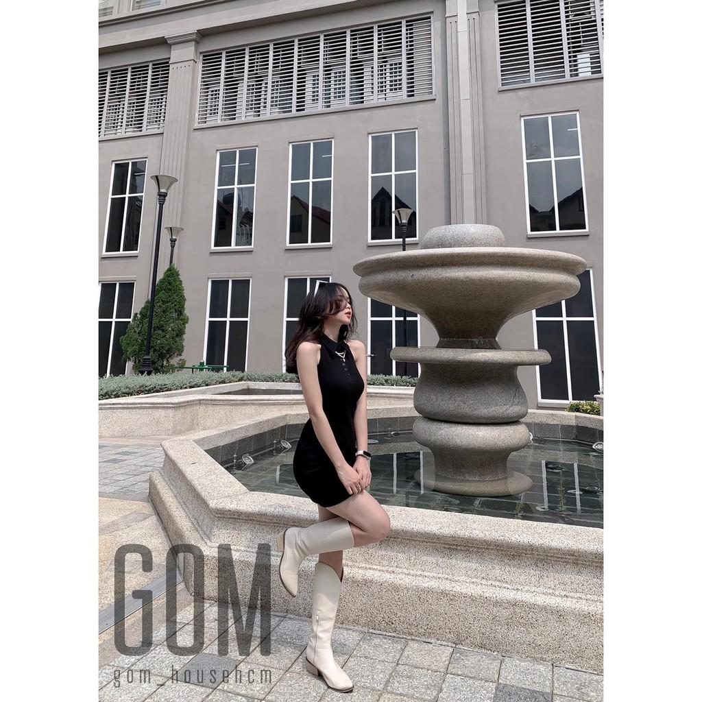 Đầm body yếm