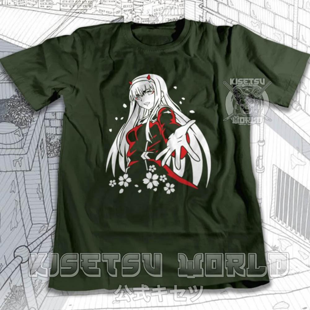 Áo thun ZERO TWO DARLING IN THE FRANXX Baju Figure Waifu Jepang Japanese Tshirt x 6081 Kisetsu