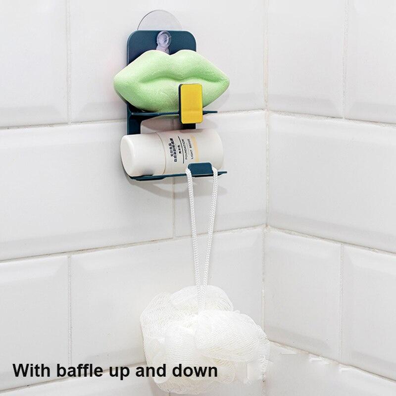 Kitchen Suction Cup Sink Drain Rack Sponge Storage Holder Sink Soap Rack Drainer Rack Organizer Self Adhesive Sink Sponges Rack