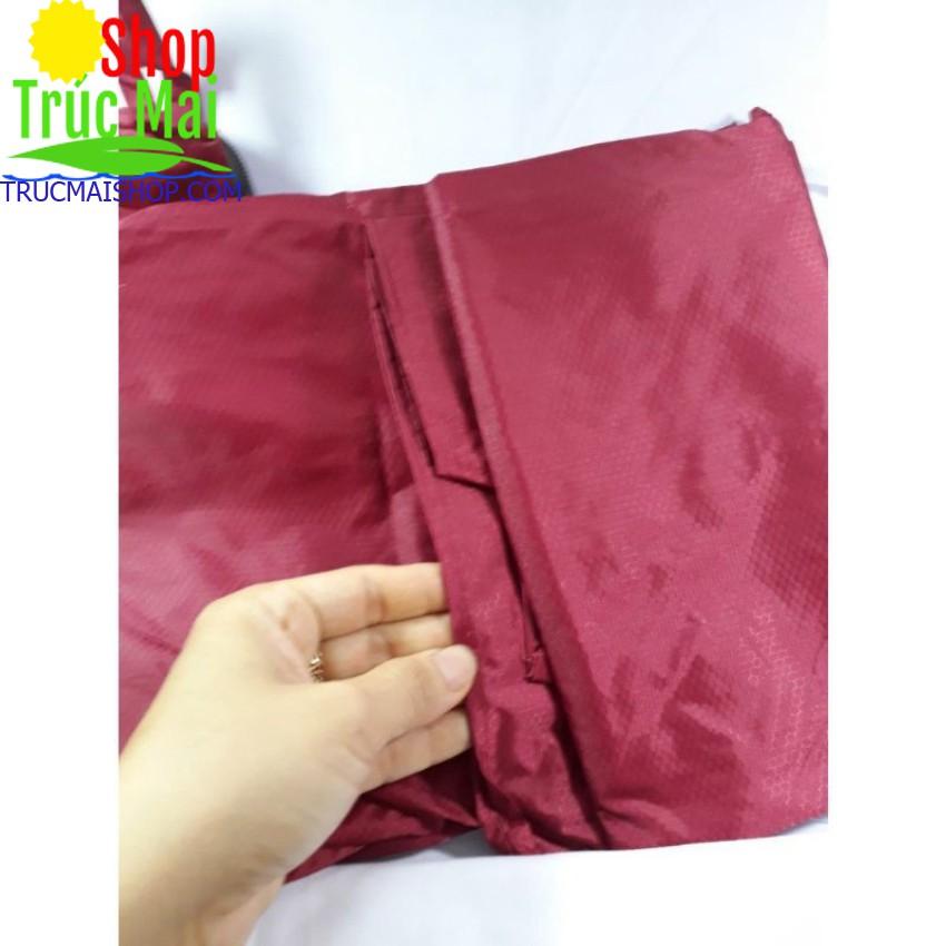 Áo mưa cánh dơi vải dù siêu dai loại trơn