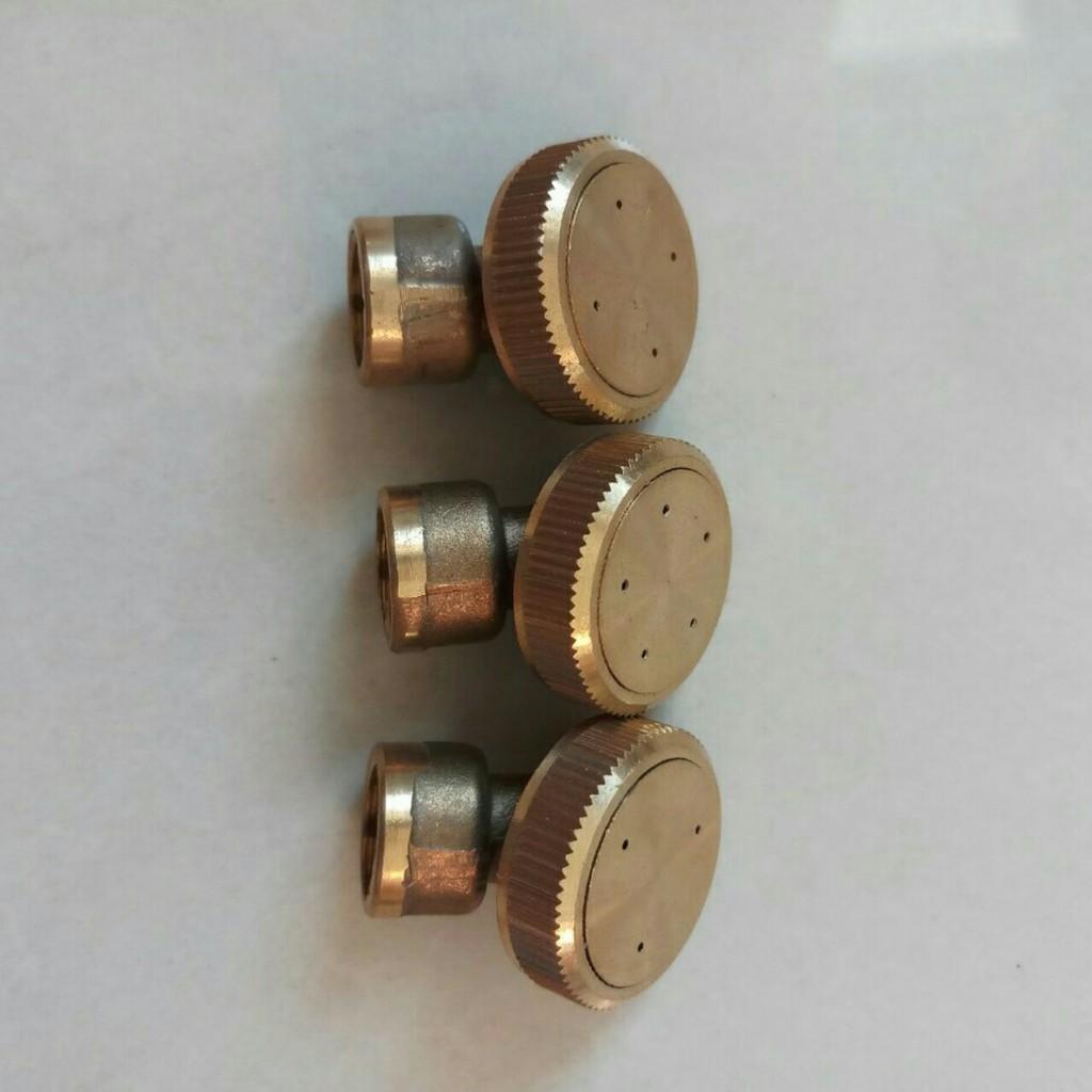 Béc phun cong 3 lỗ, 4 lỗ, 5 lỗ ren trong 14mm dùng cho bình bơm điện, máy bơm mini, béc đúc