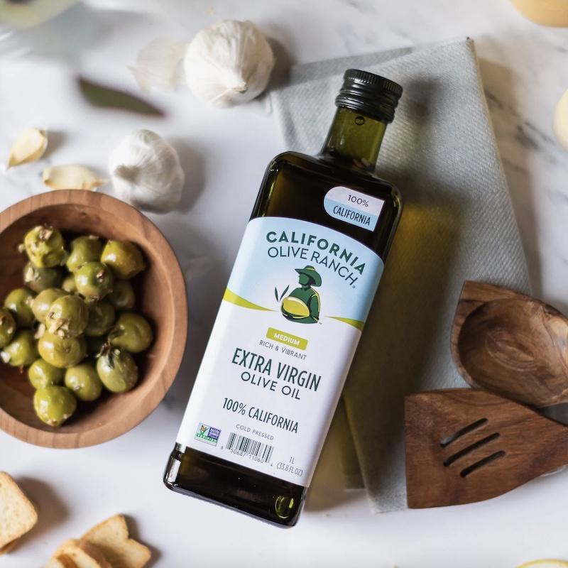 DẦU OLIVE NGUYÊN CHẤT California Olive Ranch, 100% Extra Virgin Olive Oil (EVOO), 1L