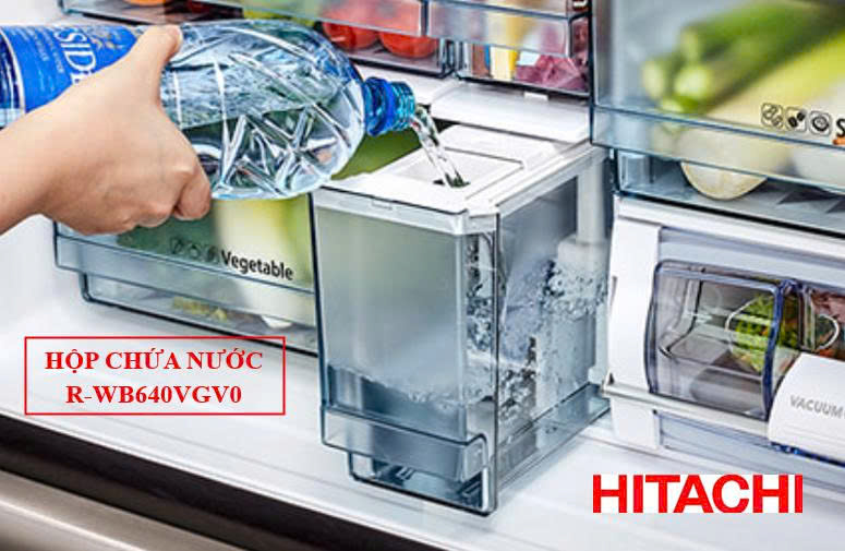 HỘP CHỨA NƯỚC LÀM ĐÁ TỦ LẠNH HITACHI R-WB640VGV0 / R-WB640VGV0X / R-WB640PGV1 – HÀNG CHÍNH HÃNG