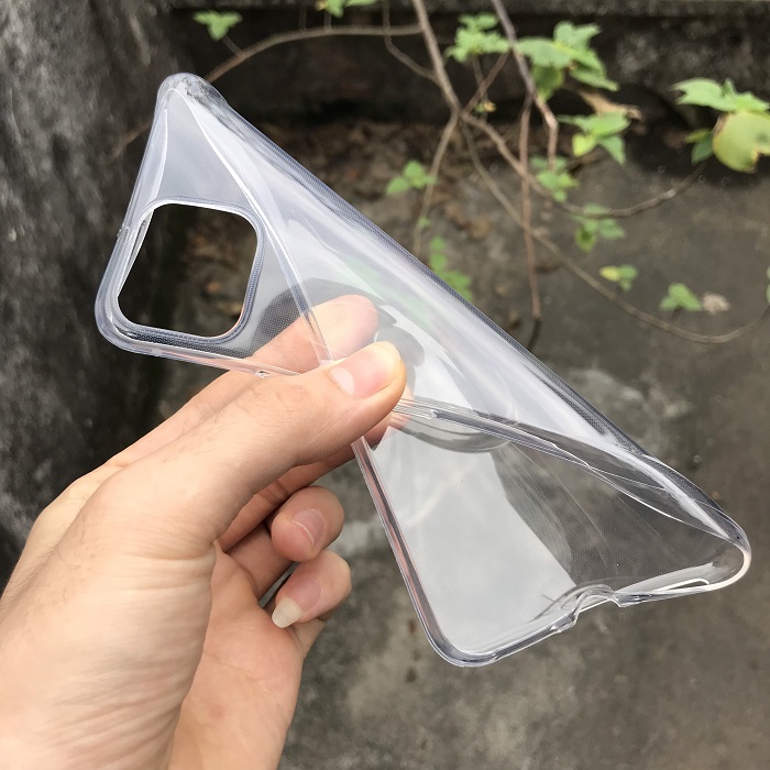 Ốp lưng silicon dẻo trong suốt dành cho Google Pixel 4