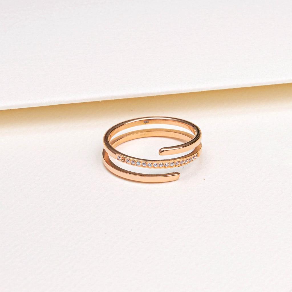 Nhẫn CDE Triple Spiral Ring Rose Gold CDE1412