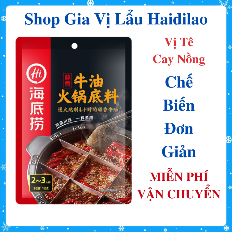 Gia Vị Lẩu Cay Haidilao - Vị Tê Cay Nồng