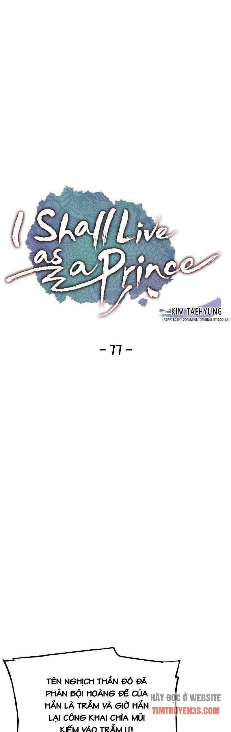 tôi sẽ sống như một hoàng tử chapter 77 8