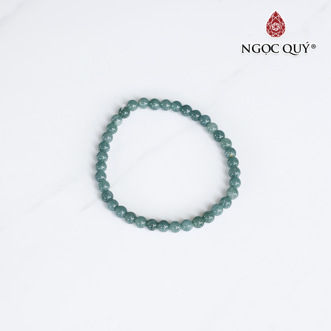 Vòng tay lam ngọc 5mm mệnh thủy, mộc - Ngoc Quý Gemstones