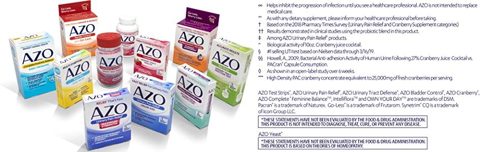 AZO bottom disclaimer module